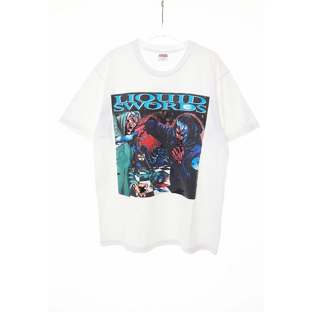 Supreme（シュプリーム） × GZA 18AW LIQUID SWORDS TEE WHITE M ジザ