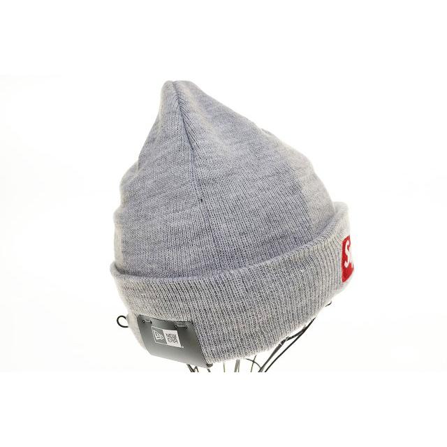 Supreme NEW ERA ニット帽　ビーニー　BOXロゴ　グレー　灰色　赤 Amazon | [シュプリーム] ニューエラ ボックスロゴ ビーニー x