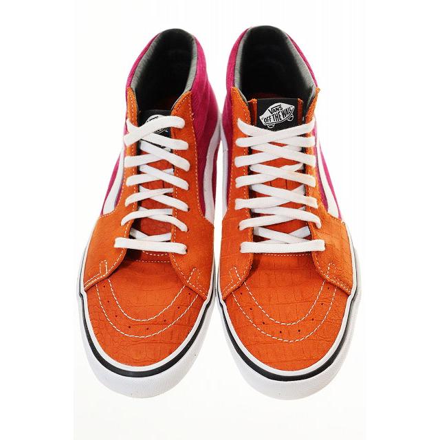 【中古】バンズ VANS × SUPREME CORDUROY LAMPIN PRO MID 29m シュプリーム コーデュロイ ランピン クロコ ▲251011 VANS（ヴァンズ） バンズ × SUPREME CORDUROY LAMPIN PRO MID 29m