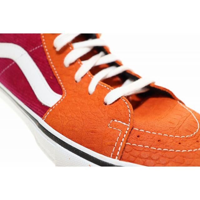 【中古】バンズ VANS × SUPREME CORDUROY LAMPIN PRO MID 29m シュプリーム コーデュロイ ランピン クロコ ▲251011 VANS（ヴァンズ） バンズ × SUPREME CORDUROY LAMPIN PRO MID 29m