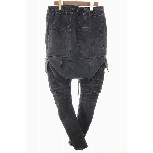 エーエフアーティファクト A.F ARTEFACT CARGO SAROUEL SKINNY BLACK