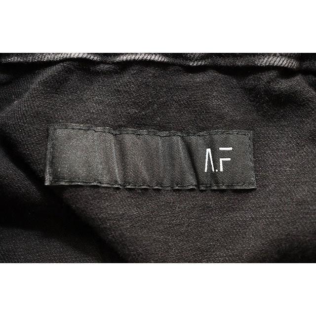 エーエフアーティファクト A.F ARTEFACT CARGO SAROUEL SKINNY BLACK