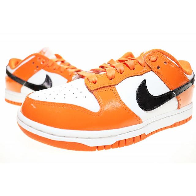 NIKE（ナイキ） NIKE WMNS DUNK LOW ESSENTIAL PATENT ORANGE