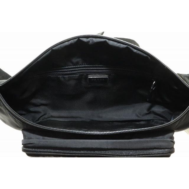 PRADA（プラダ） ボディバッグ ブラック 2VL005 ウエストバッグ