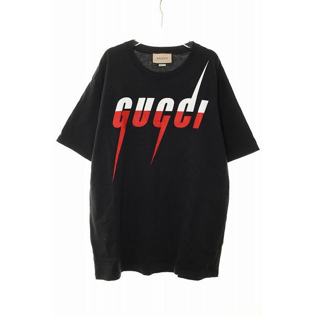 GUCCI（グッチ） ブレード プリント Tシャツ 565806 XJAZY XL ロゴ