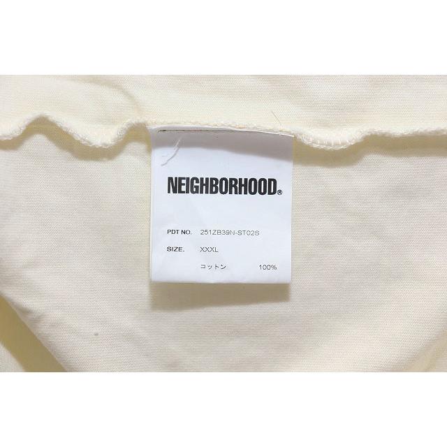 【中古】ネイバーフッド NEIGHBORHOOD × BORN & RAISED 25SS NH TEE SS-2 CREAM 3XL ボーン アンド レイズド Tシャツ ネイバーフッド NEIGHBORHOOD × BORN & RAISED 25SS NH TEE SS-2 CREAM