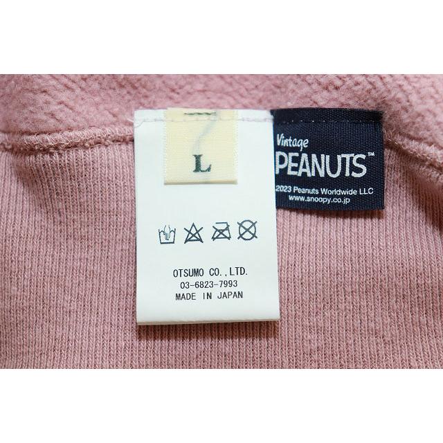 ヒューマンメイド HUMAN MADE 23SS PEANUTS SWEATSHIRT #2 PINK L