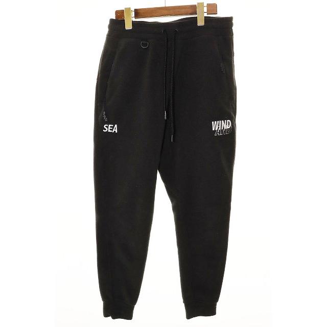 【中古】ウィンダンシー WIND AND SEA フリース ジョガー パンツ M WDS-O-ESS-24-Q2-PLT-03 ロゴ 刺繍 251007 ウィンダンシー WIND AND SEA フリース ジョガー パンツ M WDS-O-ESS