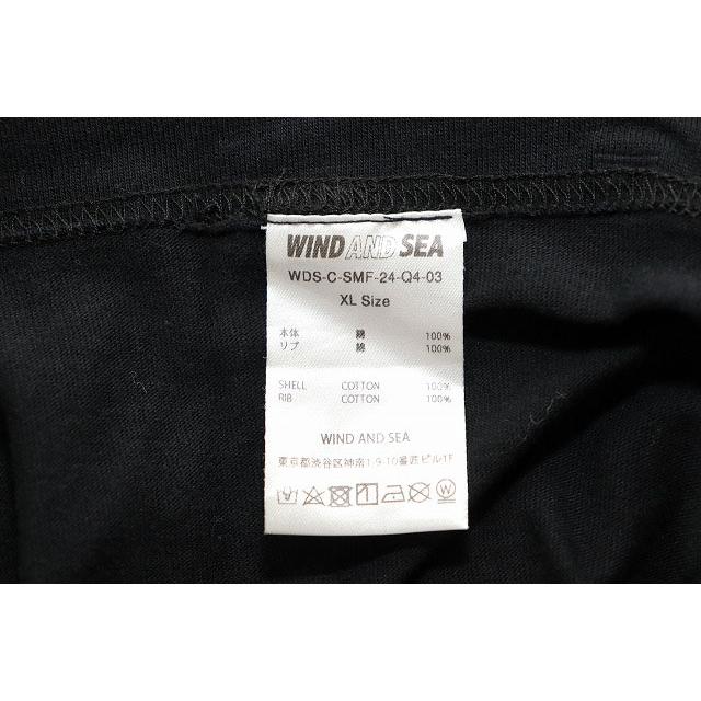 ウィンダンシー WIND AND SEA × SMURFS RUN L/S TEE BLACK XL スマーフ