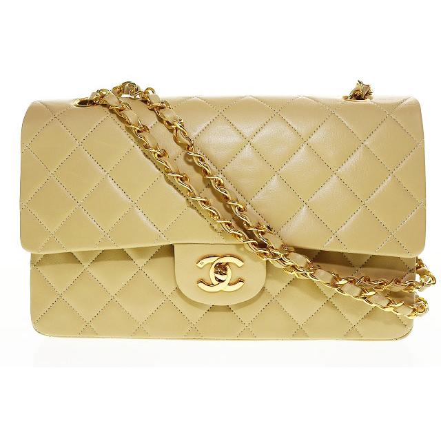 CHANEL（シャネル） マトラッセ ラムスキン ダブルフラップ ダブル 
