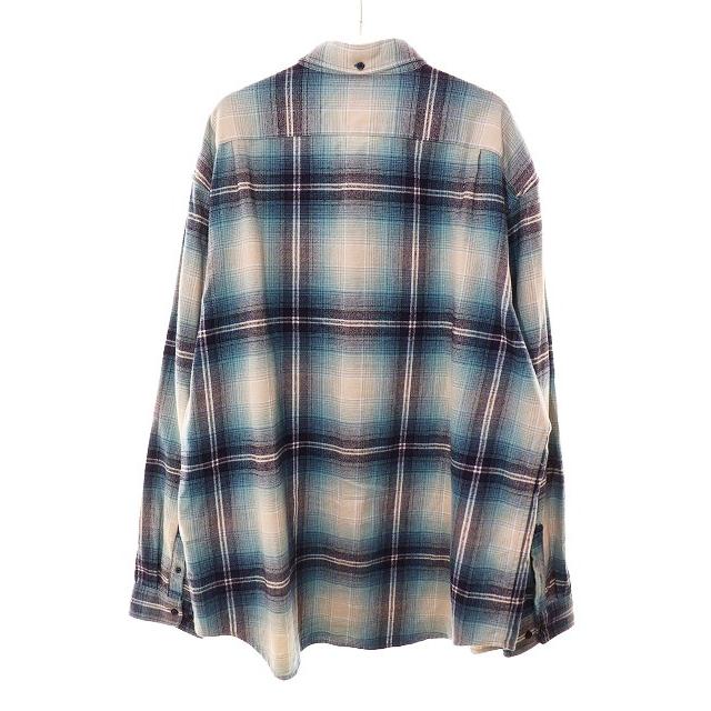シュプリーム SUPREME シャドウ プラッド フランネル シャツ L Supreme Shadow Plaid Flannel Zip Up Shirt (SS24) - $138