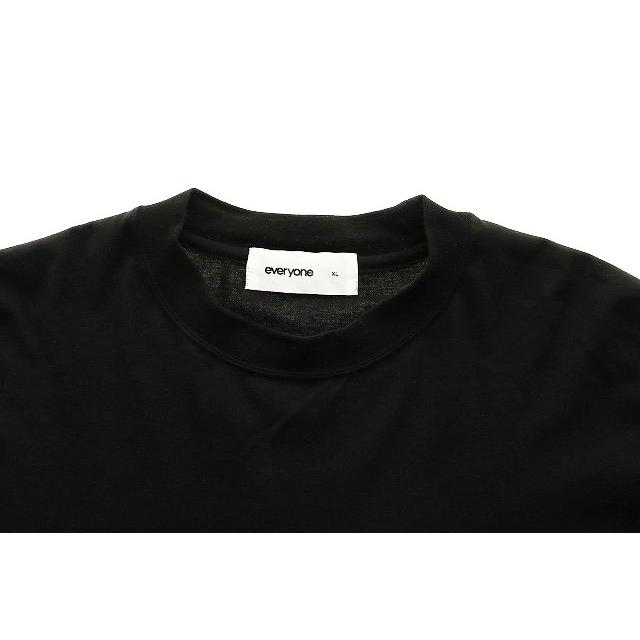 everyone HIGH-GAUGE COTTON LONG SLEEVE TEE SHIRT BLACK XL