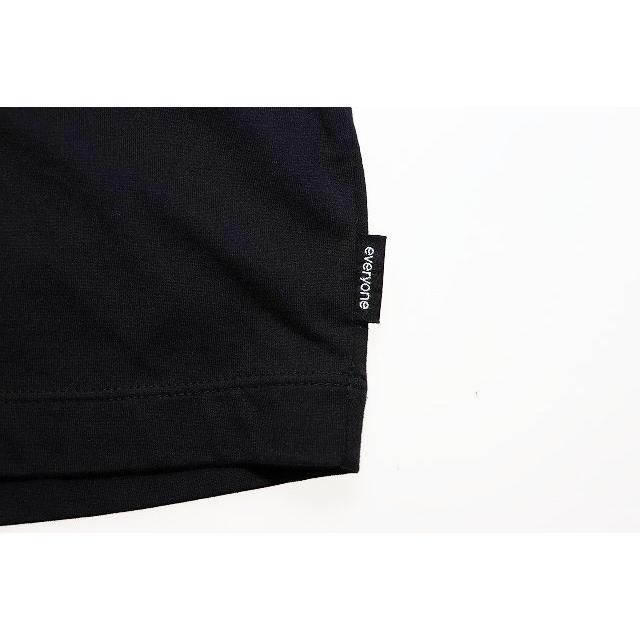 everyone HIGH-GAUGE COTTON LONG SLEEVE TEE SHIRT BLACK XL