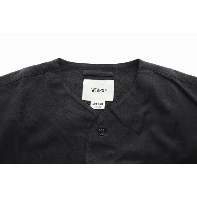 ダブルタップス WTAPS LEAGUE 02 LS COTTON TWILL BLACK SIZE 04