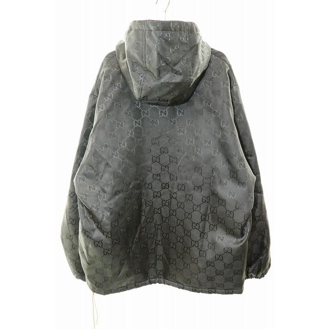 GUCCI OFF THE GRID ナイロンジャケット フーデッド 48 GUCCI（グッチ） GUCCI 21SS OFF THE GRID HOODED JACKET GREY 48