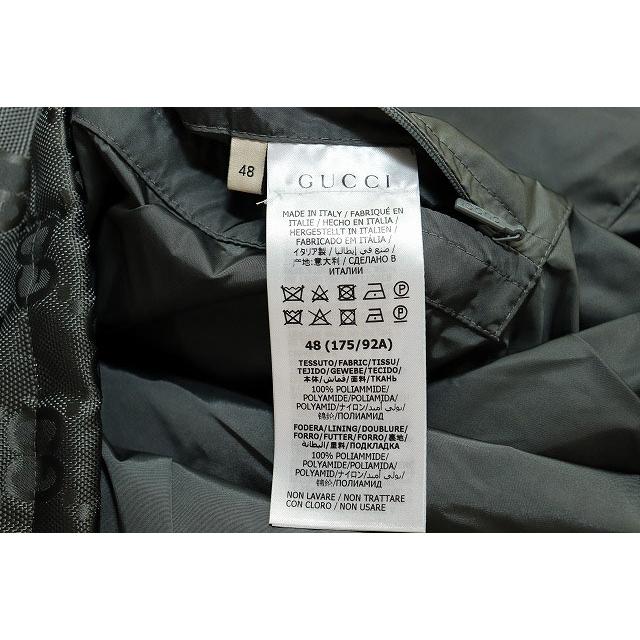GUCCI OFF THE GRID ナイロンジャケット フーデッド 48 GUCCI（グッチ） GUCCI 21SS OFF THE GRID HOODED JACKET GREY 48