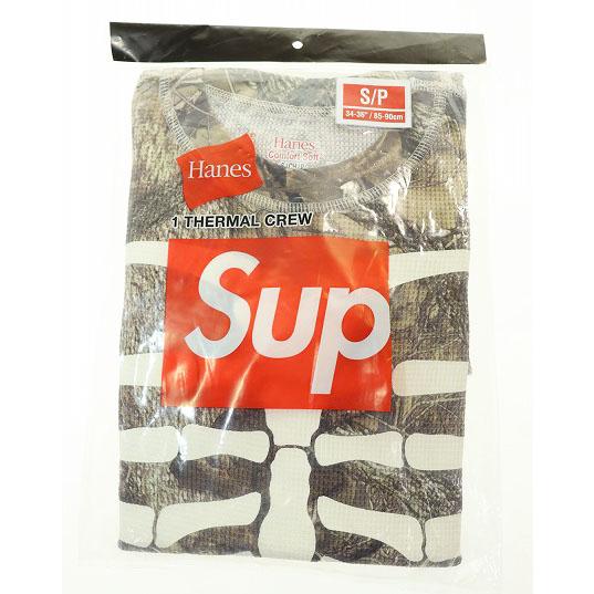 Supreme（シュプリーム） × Hanes 24AW BONES THERMAL CREW 1PACK CAMO