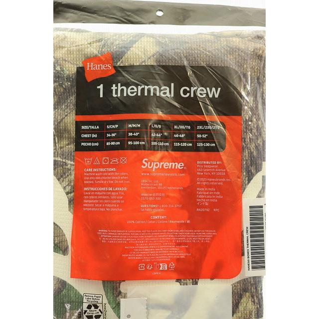 Supreme（シュプリーム） × Hanes 24AW BONES THERMAL CREW 1PACK CAMO
