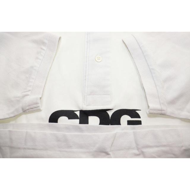 コムデギャルソン COMME des GARCONS CDG PLAY POLO WHITE M SZ-T003