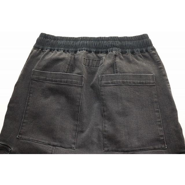 A.F ARTEFACT BLACK DENIM CARGO SARROUEL SKINNY PANTS SIZE2