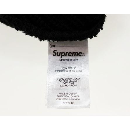 Supreme（シュプリーム） SUPREME 23AW LOOSE GAUGE BEANIE BLACK