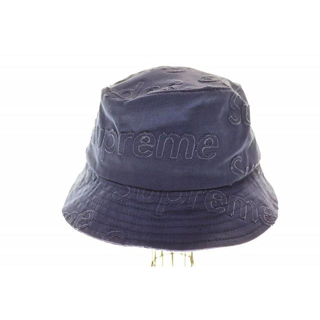 SUPREME シュプリーム レザークラッシャー ハット バケット Supreme（シュプリーム） SUPREME 23SS LASERED TWILL CRUSHER NAVY