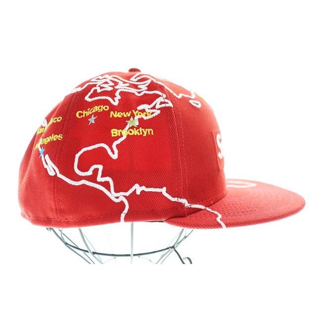Supreme（シュプリーム） × NEWERA 23AW WORLDWIDE BOX LOGO CAP RED