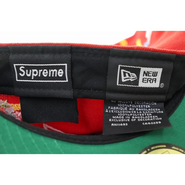 Supreme（シュプリーム） × NEWERA 23AW WORLDWIDE BOX LOGO CAP RED
