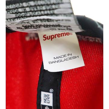 Supreme（シュプリーム） × NEWERA 23AW WORLDWIDE BOX LOGO CAP RED