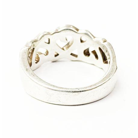 ティファニー TIFFANY & CO. トリプルラビングハート リング 12号