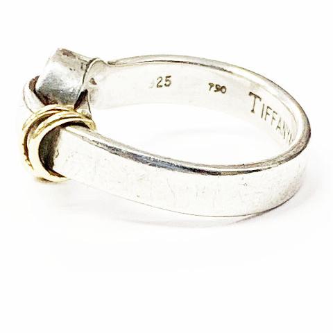 ティファニー TIFFANY & CO. フック＆アイ ワイヤー リング 9号