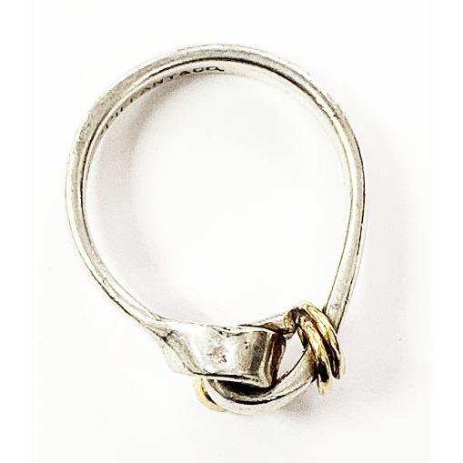 ティファニー TIFFANY & CO. フック＆アイ ワイヤー リング 9号