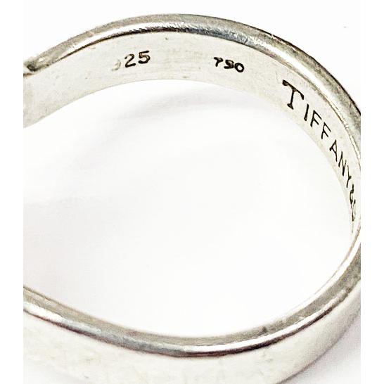 ティファニー TIFFANY & CO. フック＆アイ ワイヤー リング 9号