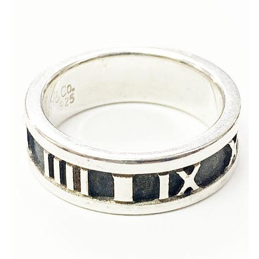 TIFFANY&Co.ティファニー　11号 アトラスリング　ワイド　シルバー指輪 ティファニー TIFFANY & CO. アトラス リング 11号 シルバー 指輪