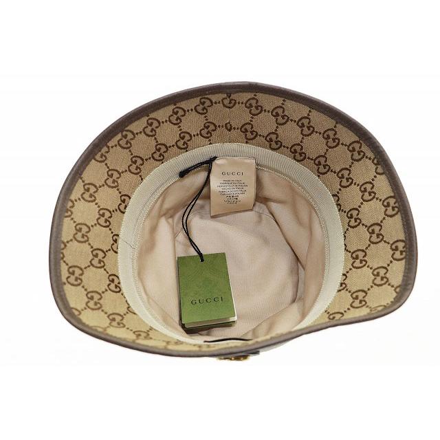 GUCCI（グッチ） GUCCI GGキャンバス フェドラハット L 576587 4HG62
