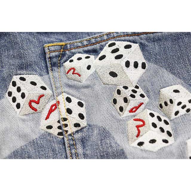 EVISU（エヴィス） × PALACE 24SS DICE DENIM JEAN SIZE 34×34