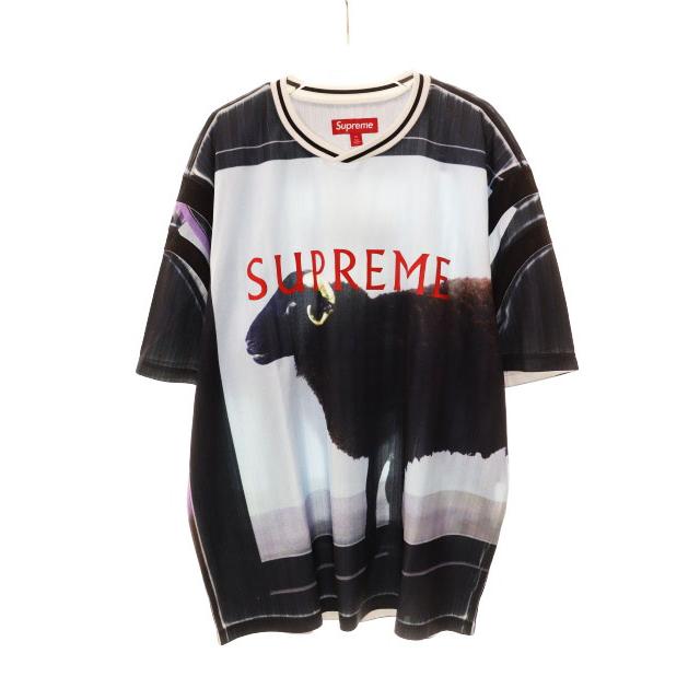 Supreme（シュプリーム） × DAMIEN HIRST SOCCER JERSEY BLACK M