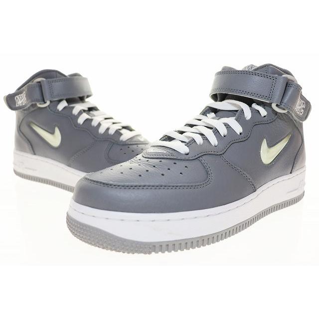 【中古】ナイキ NIKE AIR FORCE 1 MID QS NYC COOL GREY 26cm DH5622-001 エア フォース ミッド ▲251125 NIKE（ナイキ） NIKE AIR FORCE 1 MID QS NYC COOL GREY 26cm DH5622