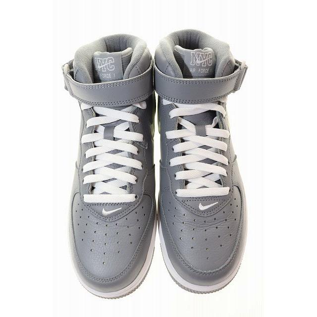 NIKE（ナイキ） NIKE AIR FORCE 1 MID QS NYC COOL GREY 26cm DH5622