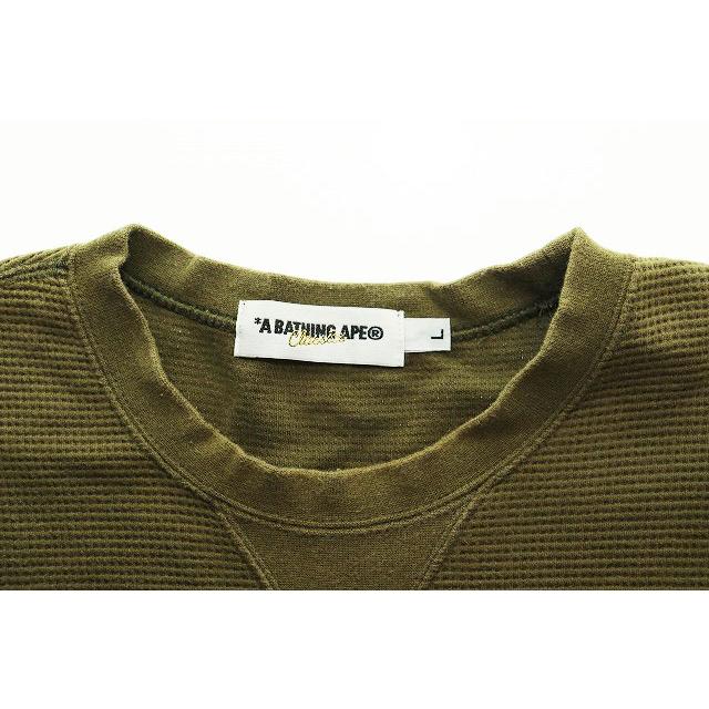 アベイシングエイプ　サーマル　ロンT A BATHING APE（アベイシングエイプ） A BATHING APE THERMAL LONG