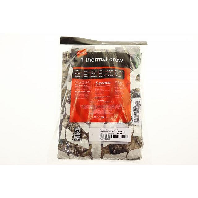 Supreme（シュプリーム） × Hanes 24AW BONES THERMAL CREW 1PACK CAMO