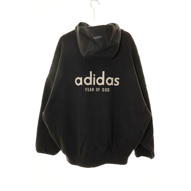 adidas（アディダス） × FEAR OF GOD HEAVY FLEECE HOODIE BLACK XL