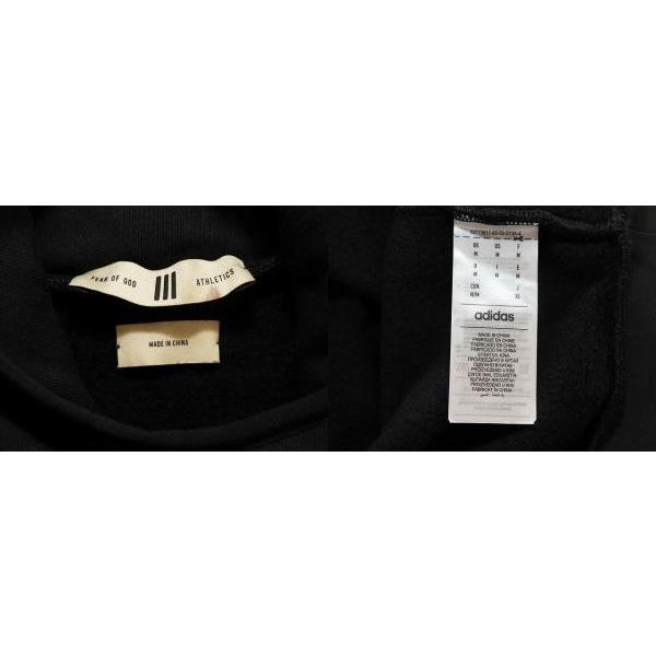 adidas（アディダス） × FEAR OF GOD HEAVY FLEECE HOODIE BLACK XL