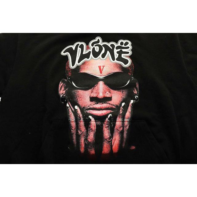 VLONE × DENNIS RODMAN パーカー 専用 ヴィーローン VLONE × DENNIS RODMAN HOODIE BLACK XL デニス