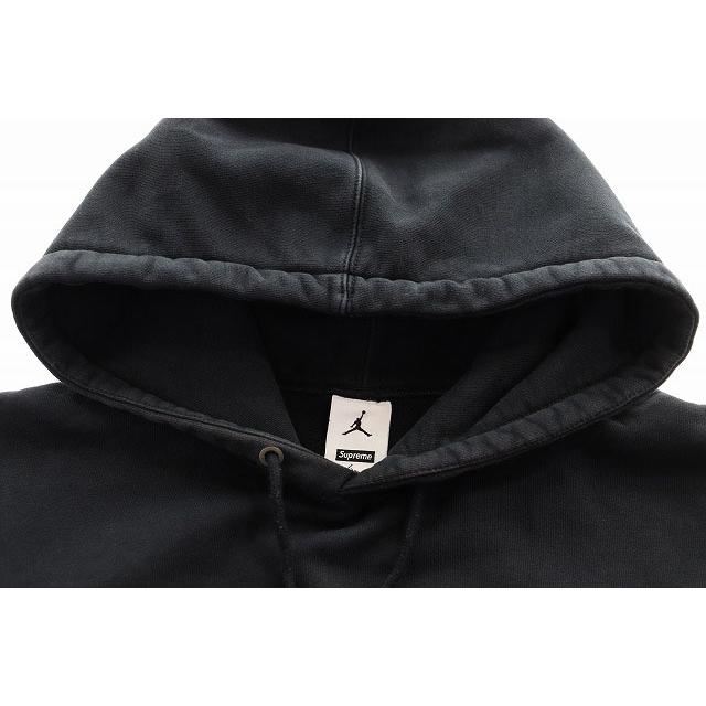 Supreme（シュプリーム） × JORDAN 24AW HOODED SWEATSHIRT BLACK M