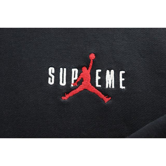 Supreme（シュプリーム） × JORDAN 24AW HOODED SWEATSHIRT BLACK M
