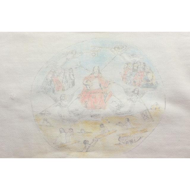 セントマイケル SAINTMICHAEL 21SS CREW SWEAT SHIRT WHITE S SM-S21