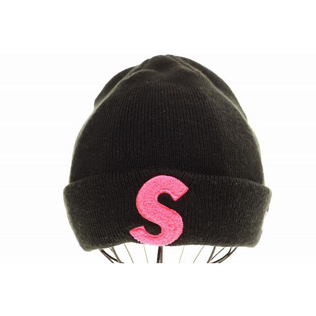 Supreme（シュプリーム） × NEW ERA 19AW S LOGO BEANIE BLACK