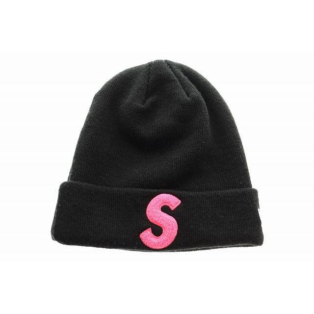 Supreme（シュプリーム） × NEW ERA 19AW S LOGO BEANIE BLACK