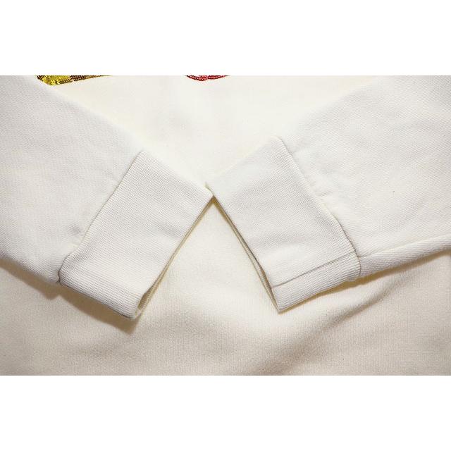 グッチ GUCCI スパンコールロゴ プルオーバー スウェット フーディ Mサイズ 469251-XJASC パーカー ホワイト ☆AA★260320 メンズ_3